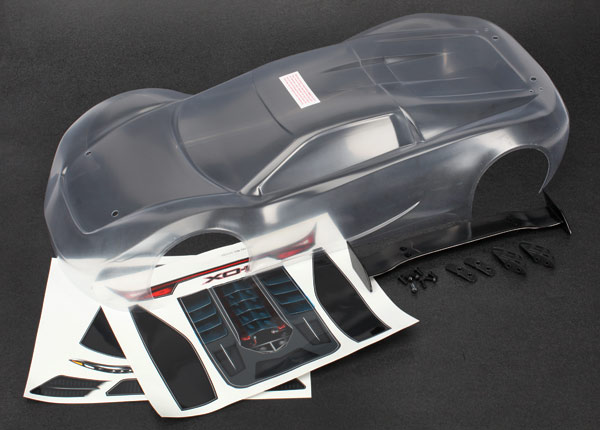 Traxxas Body & Wing, XO-1 (clear, requires painting) - Click Image to Close