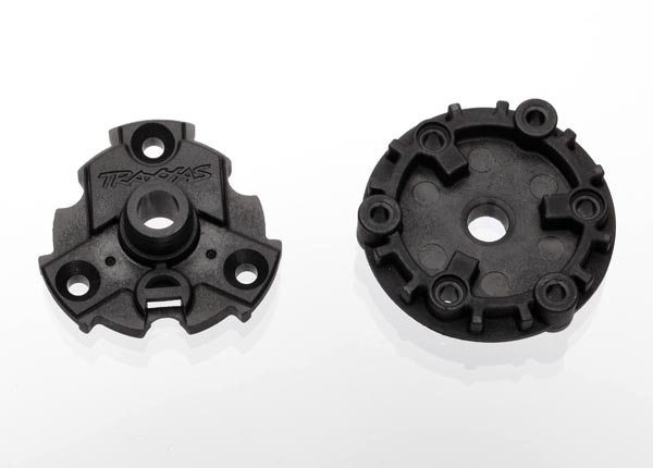 Traxxas Housing, Cush Drive (Front & Rear Halves) - Click Image to Close