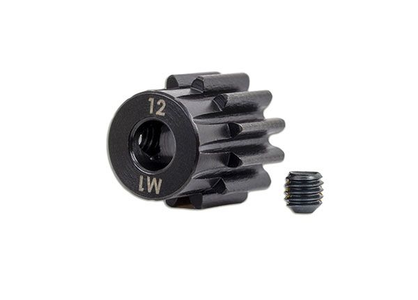 Traxxas Gear, 12-T pinion (1.0 metric pitch) (fits 5mm shaft)/ s