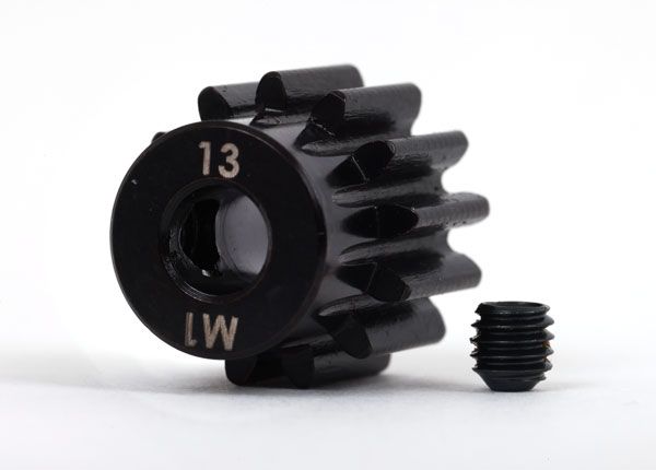 Traxxas Gear, 13-T pinion (1.0 metric pitch) (fits 5mm shaft)/ s - Click Image to Close