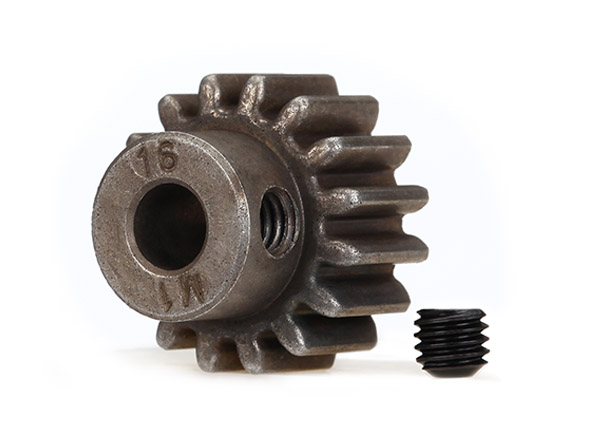 Traxxas Mod 1 Steel Pinion Gear 5mm Shaft (16)