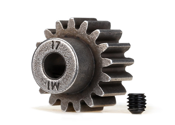 Traxxas Mod 1 Steel Pinion Gear 5mm Shaft (17) (compatible with steel spur gears)