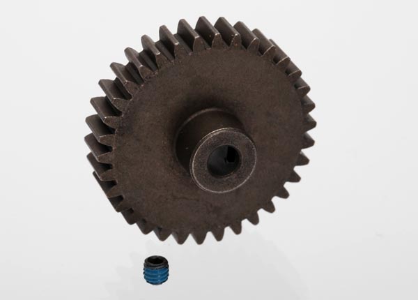 Traxxas Mod 1 Steel Pinion Gear 5mm Shaft (34) - Click Image to Close