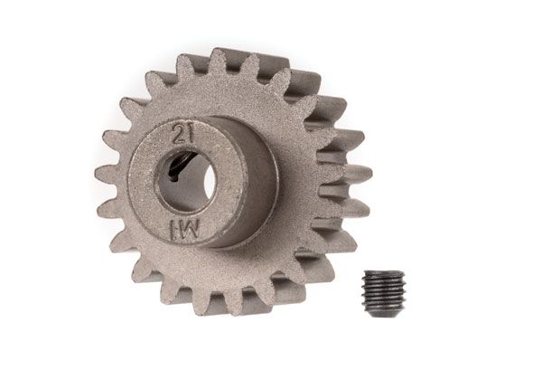 Traxxas Gear, 21-T Pinion (1.0 Metric Pitch) (Fits 5mm Shaft)