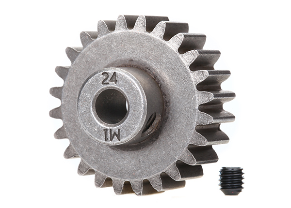 Traxxas Mod 1 Steel Pinion Gear 5mm Shaft (24) - Click Image to Close