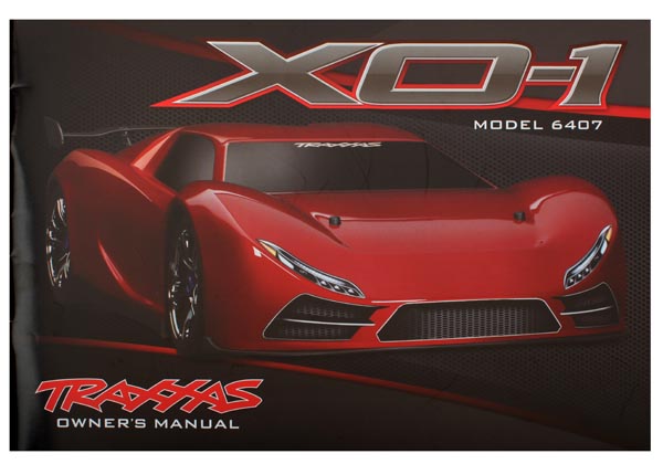 Traxxas Owner's Manual, Xo-1 - Click Image to Close