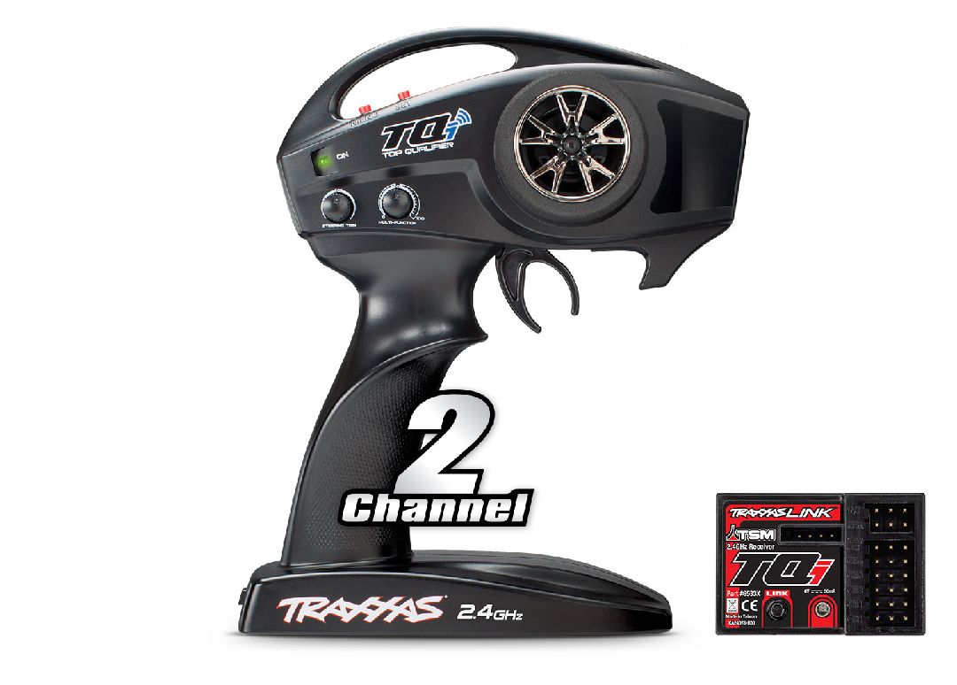 Traxxas TQi 2.4 GHz 2-Channel radio system w/TSM micro receiver