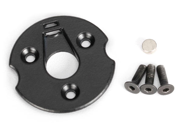 Traxxas Telemetry Trigger Magnet Holder & Spur Gear Magnet - Click Image to Close