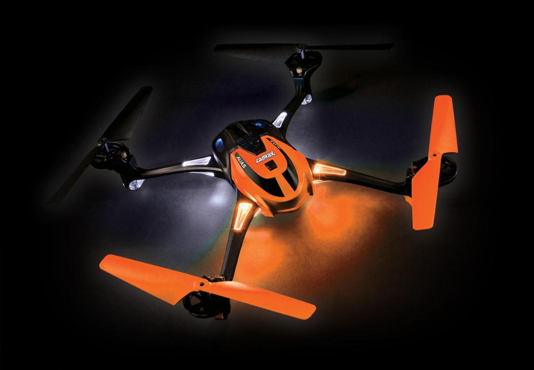 LaTrax Alias RTF Micro Electric Quadcopter Drone Orange