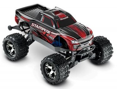 Traxxas Stampede 4X4 VXL Brushless 1/10 4WD RTR Monster Truck - Red (No Battery or Charger)
