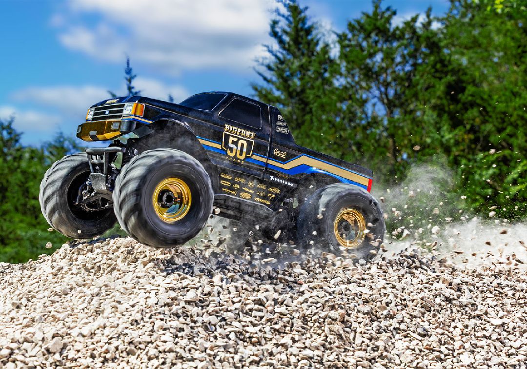 Traxxas 1/10 MT BL-2S 4x4 RTR - Bigfoot 50th Anniv (Incl B&C)