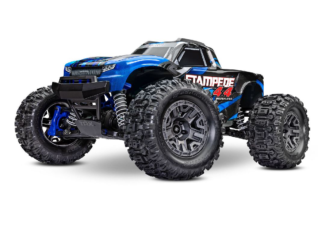 Traxxas Stampede 1/10 4X4 BL-2S Brushless Monster Truck RTR-Blue