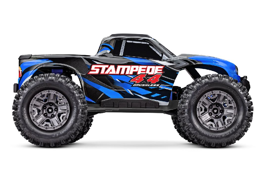 Traxxas Stampede 1/10 4X4 BL-2S Brushless Monster Truck RTR-Blue