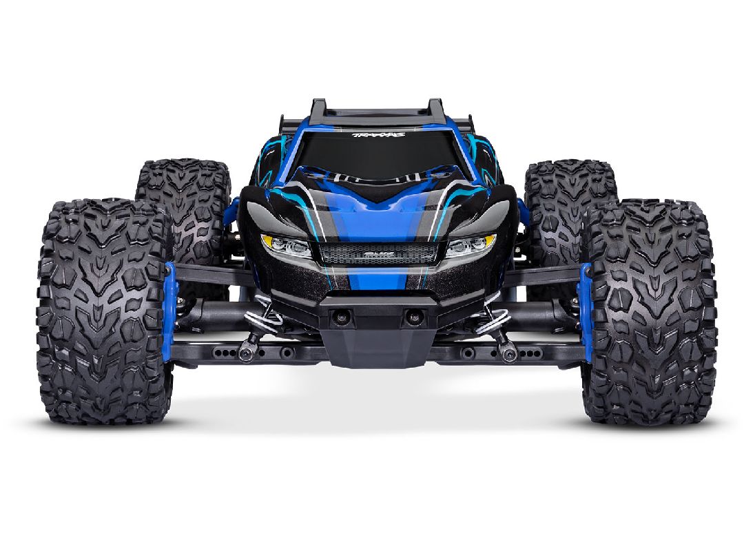 Traxxas 1/10 Rustler BL-2S 4x4 RTR - Blue w/ Charger & Battery