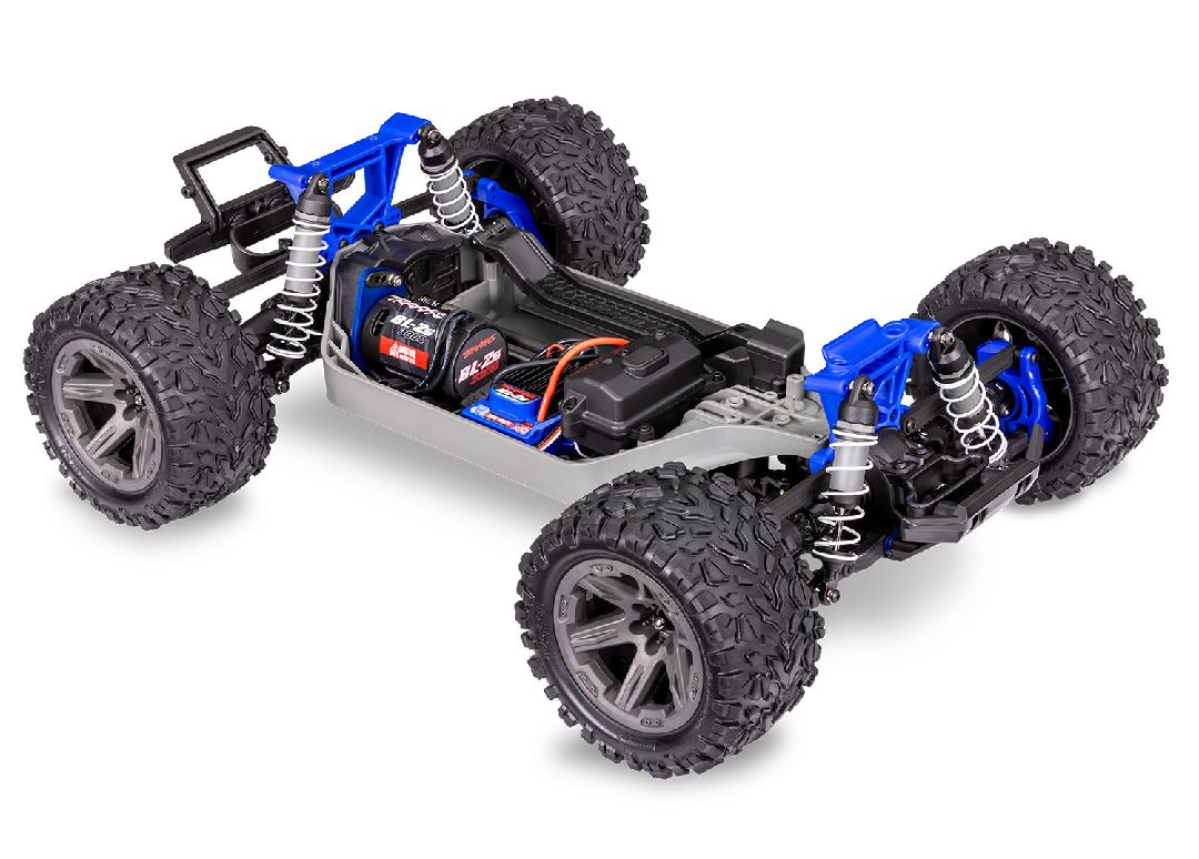 Traxxas Rustler 1/10 4X4 BL-2s Brushless Stadium Truck RTR -Blue