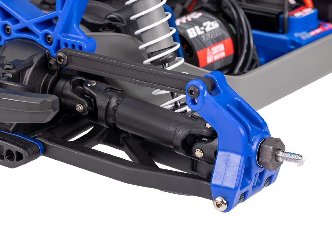 Traxxas 1/10 Rustler BL-2S 4x4 RTR - Blue w/ Charger & Battery