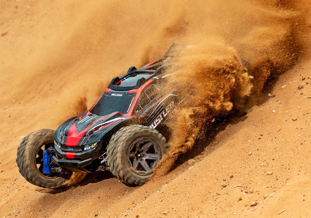 Traxxas Rustler 1/10 4X4 BL-2s Brushless Stadium Truck RTR-Red