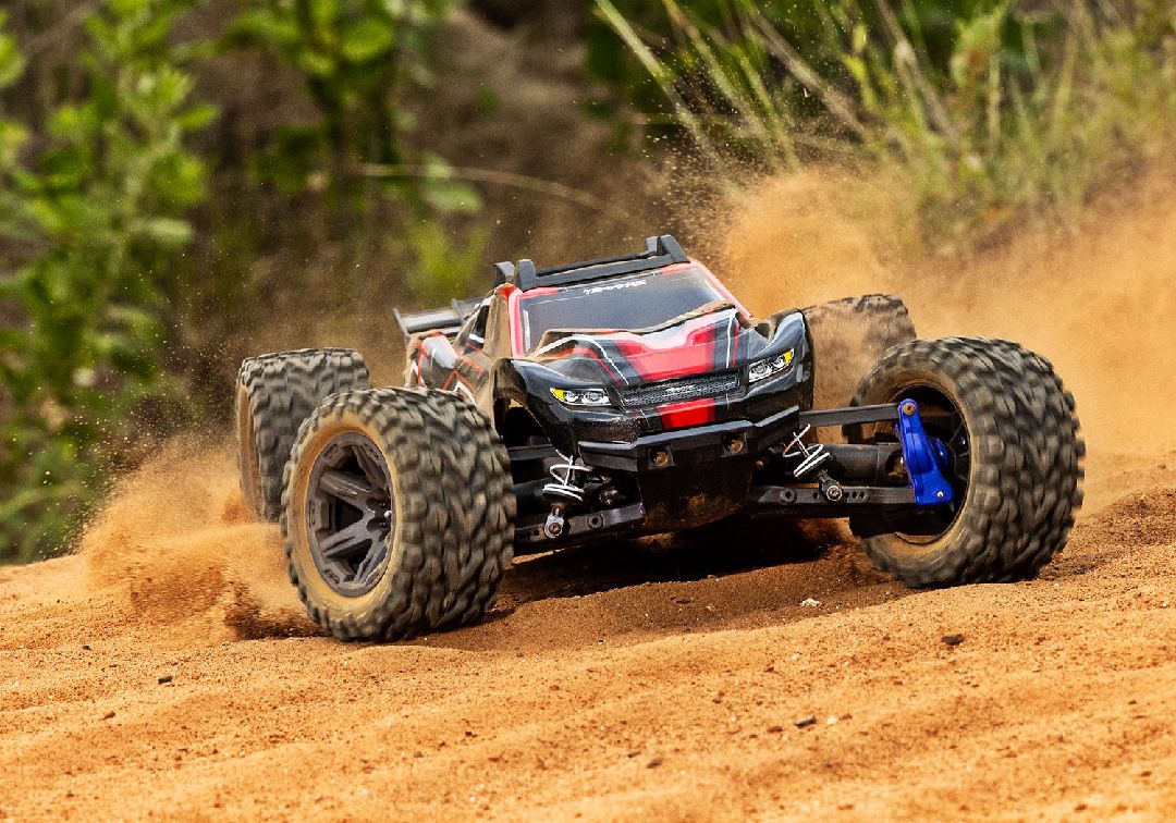 Traxxas Rustler 1/10 4X4 BL-2s Brushless Stadium Truck RTR-Red