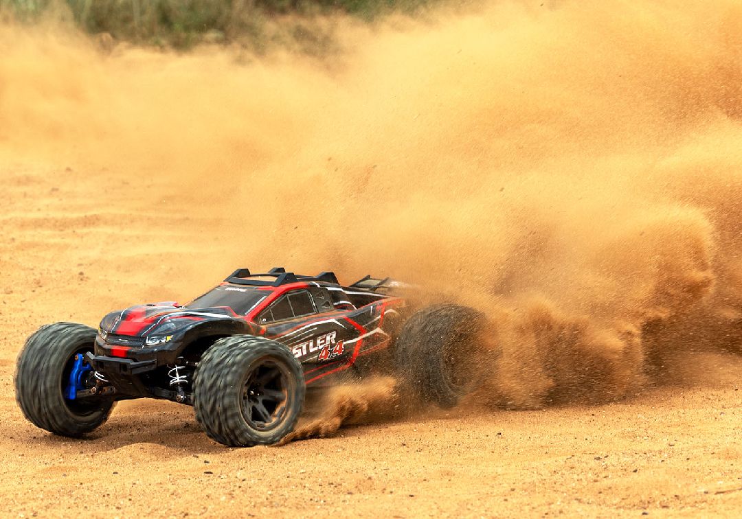 Traxxas Rustler 1/10 4X4 BL-2s Brushless Stadium Truck RTR-Red