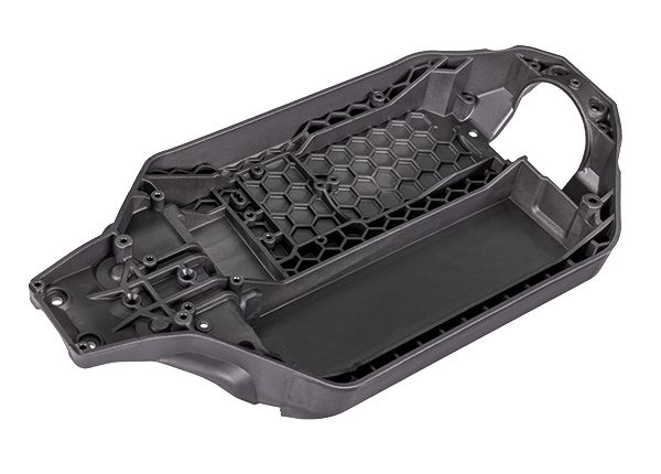 Traxxas Chassis, charcoal gray (162mm long battery compartment)