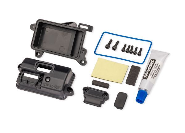 Traxxas Box, Receiver (Sealed) 2.5x8mm CS (5)/3x10mm CS (2)
