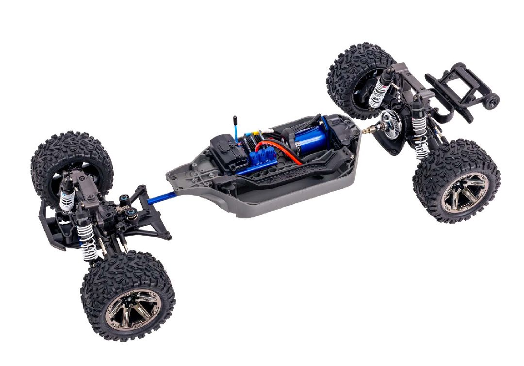 Traxxas Rustler VXL Brushless 4X4 1/10 Stadium Truck - Blue Traxxas Rustler VXL Brushless 4X4 1/10 Stadium Truck - Blue