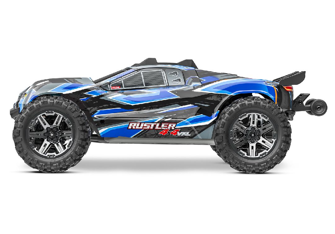 Traxxas Rustler VXL Brushless 4X4 1/10 Stadium Truck - Blue Traxxas Rustler VXL Brushless 4X4 1/10 Stadium Truck - Blue