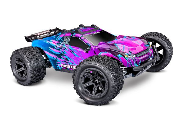 Traxxas 1/10 Rustler HD VX3 4WD RTR - Purple