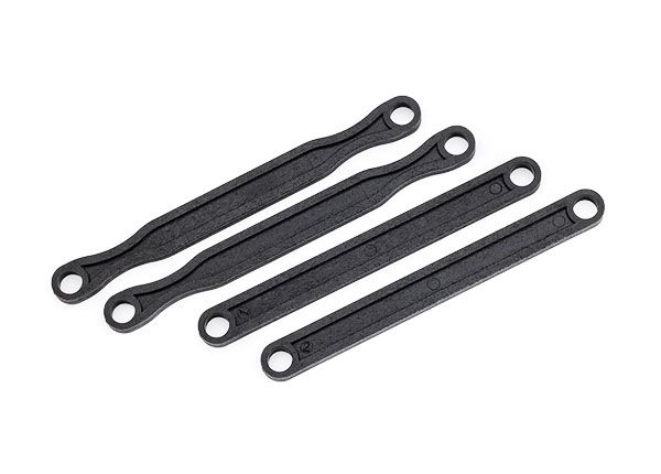 Traxxas Camber Link Set (Plastic/ Non-Adjustable) (Front & Rear) (Black)