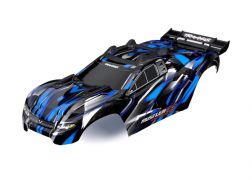Traxxas Body, Rustler 4X4 Ultimate, blue (painted w/decals)