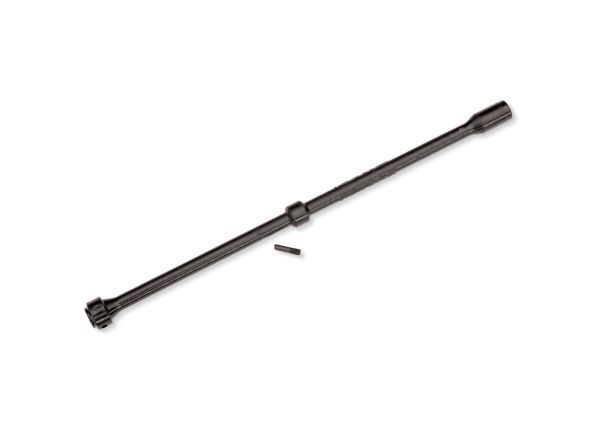 Traxxas Driveshaft, Center, Plastic/Screw Pin - Black