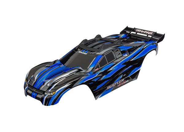 Traxxas Body, Rustler® 4X4 VXL - Blue