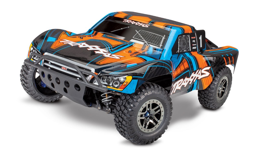 Traxxas Slash 4X4 Ultimate 4WD Short Course Truck, Orange, No Battery or Charger