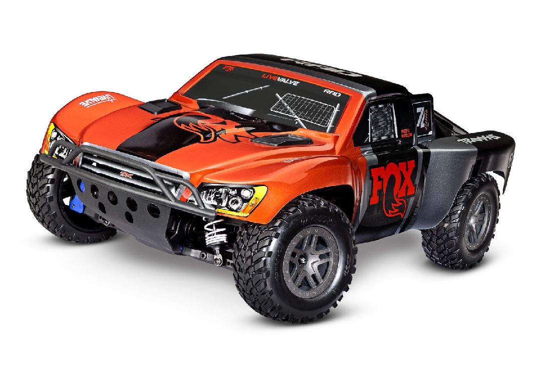 Traxxas 1/10 Slash BL-2S 4x4 RTR - Fox w/ Charger & Battery