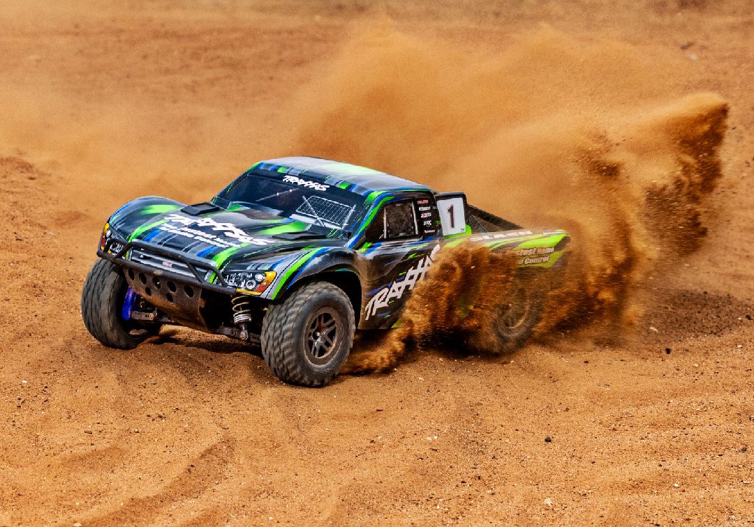 Traxxas Slash 1/10 4X4 BL-2sBrushless Short Course Truck RTR-Grn