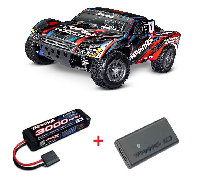 Traxxas Slash 1/10 4X4 Brushless Electric Short Course Truck RTR with TQ 2.4GHz Radio System, BL-2s ESC (Fwd/Rev) Requires Battery and Charger - Red - In Store Sales Start Sept. 29, 2023 - Online Sales Begin Oct. 13, 2023