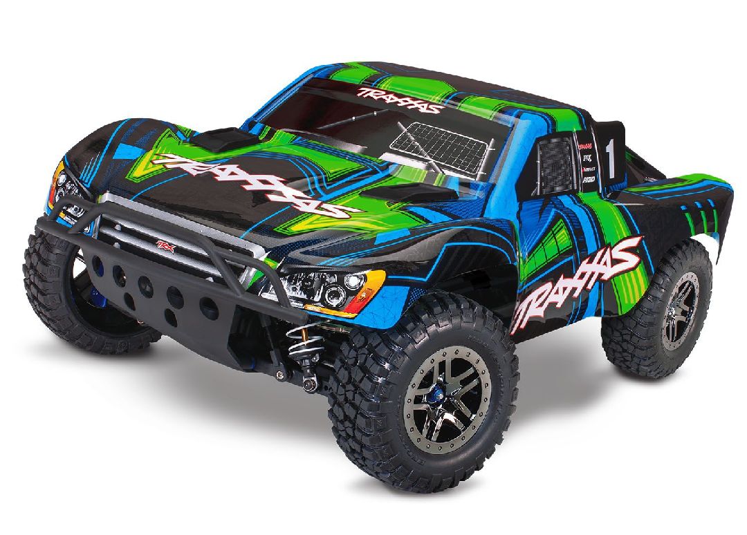 Traxxas Slash® 4X4 Ultimate (Green): 1/10 Scale 4WD Electric Short Course Truck with TQi™ Radio System, Traxxas Link™ Wireless Module, & Traxxas Stability Management (TSM)®