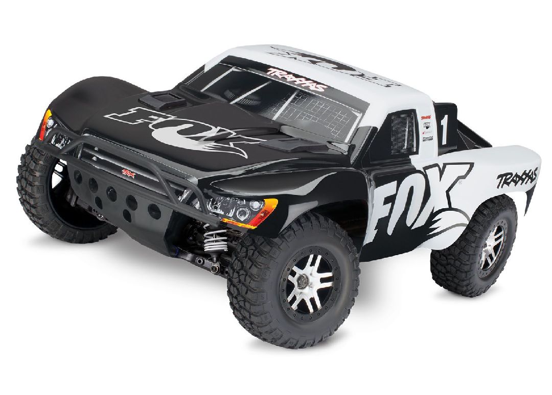 Traxxas Slash 4X4 VXL 1/10 Scale 4WD Electric Short Course Truck with TQi™ Traxxas Link™ Enabled 2.4GHz Radio System & Traxxas Stability Management (TSM)® - Fox