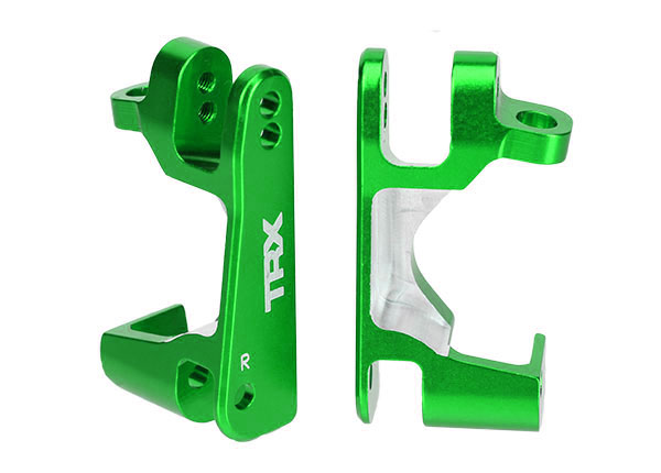Traxxas Aluminum Caster Block Set (2) (Green) - Click Image to Close