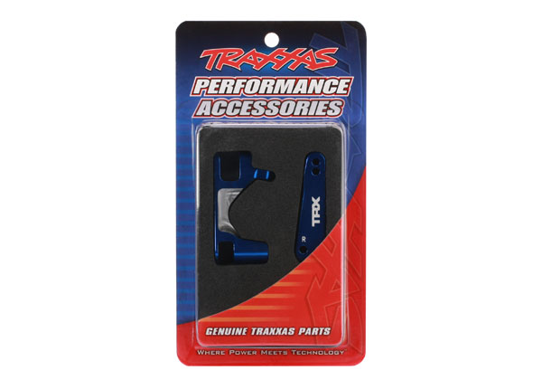 Traxxas Aluminum Caster Block Set (2) (Blue) - Click Image to Close