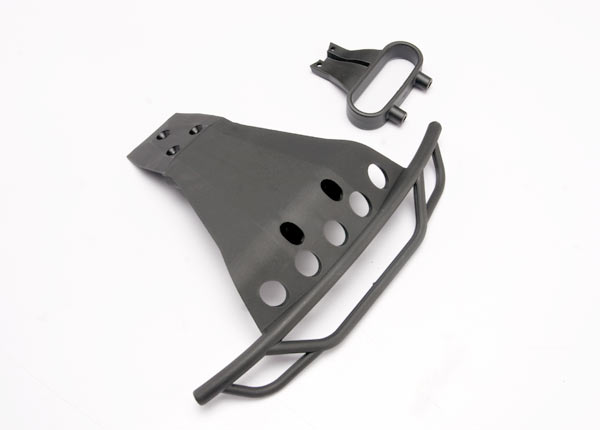 Traxxas Front Bumper & Mount (Black)