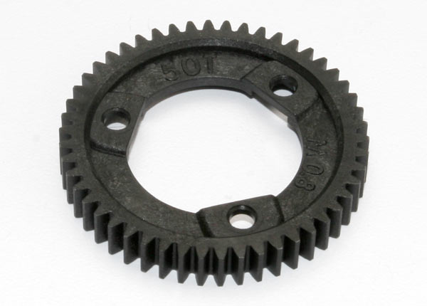 Traxxas Spur gear, 50-tooth (0.8 metric pitch, compatible with 3 - Click Image to Close
