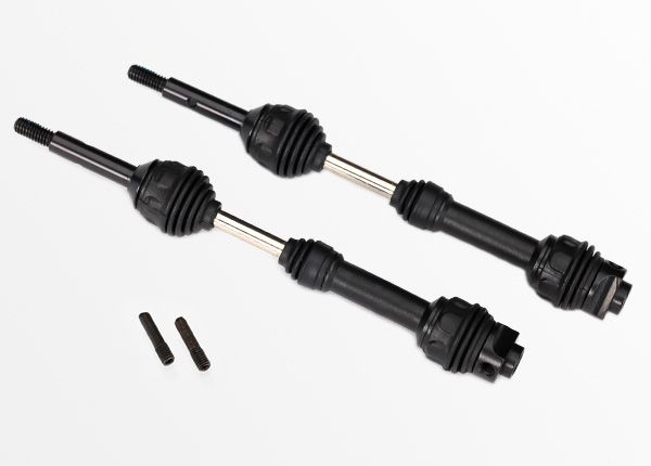 Traxxas Rear Heavy Duty Steel CV Driveshaft (2) - Click Image to Close