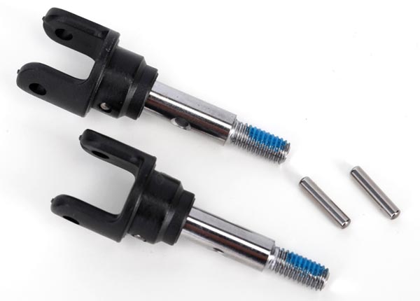 Traxxas Heavy Duty Front Stub Axle Set (2) - Click Image to Close