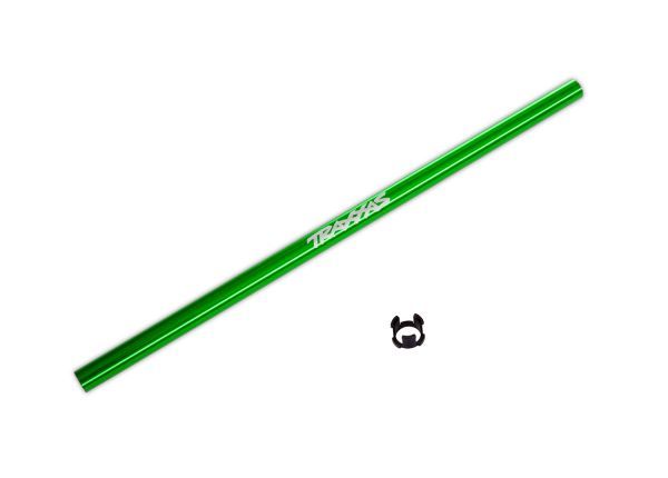 Traxxas Driveshaft, Center (214mm) - Green-Anodized