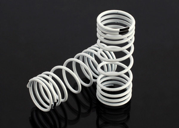 Traxxas Progressive Rate Front Shock Springs (White) (2)