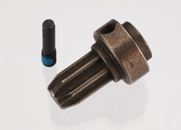 Traxxas Hardened Steel Front Drive Hub - Click Image to Close