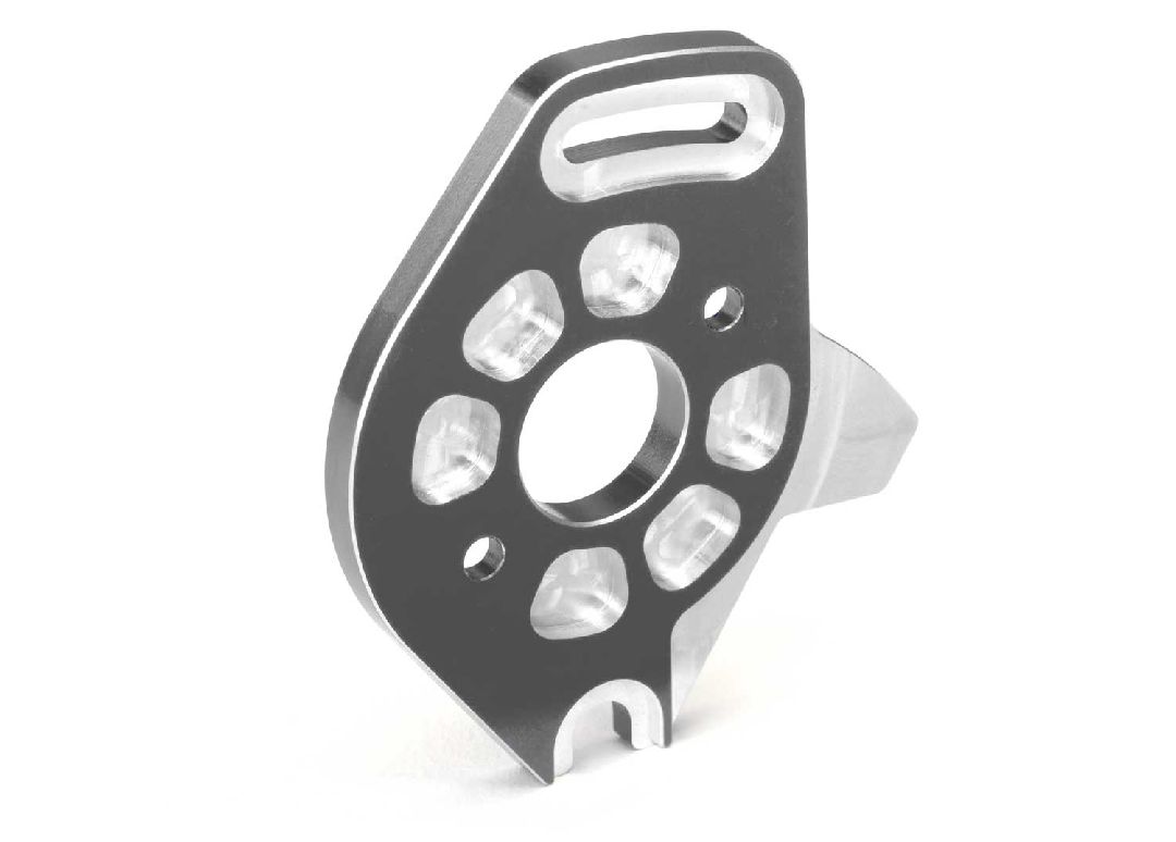 Traxxas Plate, motor, 6061-T6 aluminum (gray)