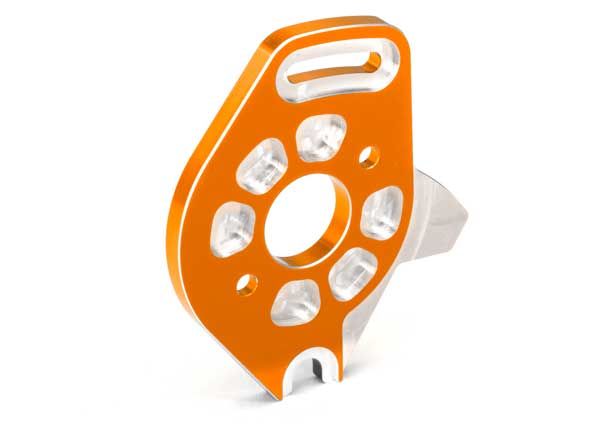 Traxxas Plate, motor, 6061-T6 aluminum (orange)