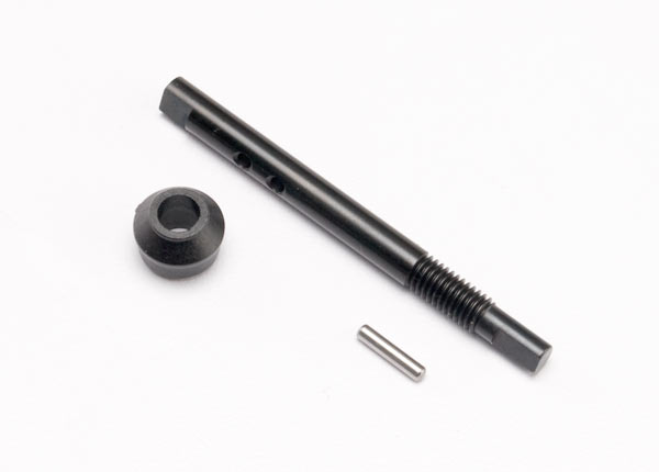 Traxxas Input shaft (slipper shaft)/ bearing adapter (1)/pin (1) - Click Image to Close